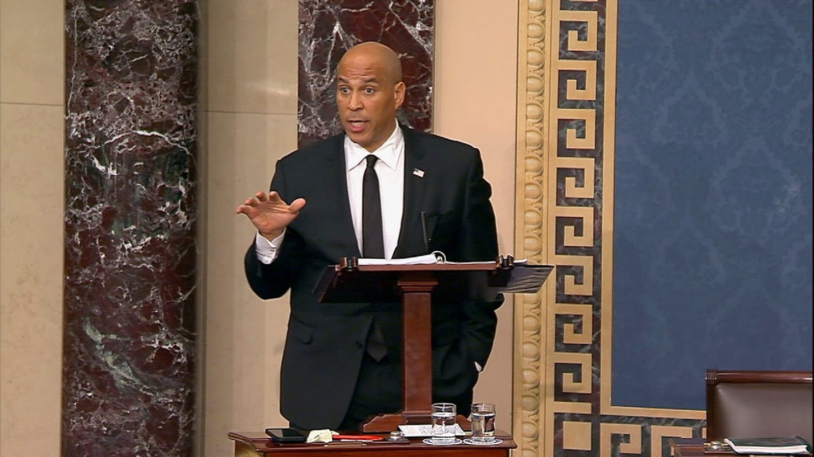 Booker Stags Marathon Senate speech to protest the 'crisis', says Trump and Musk created