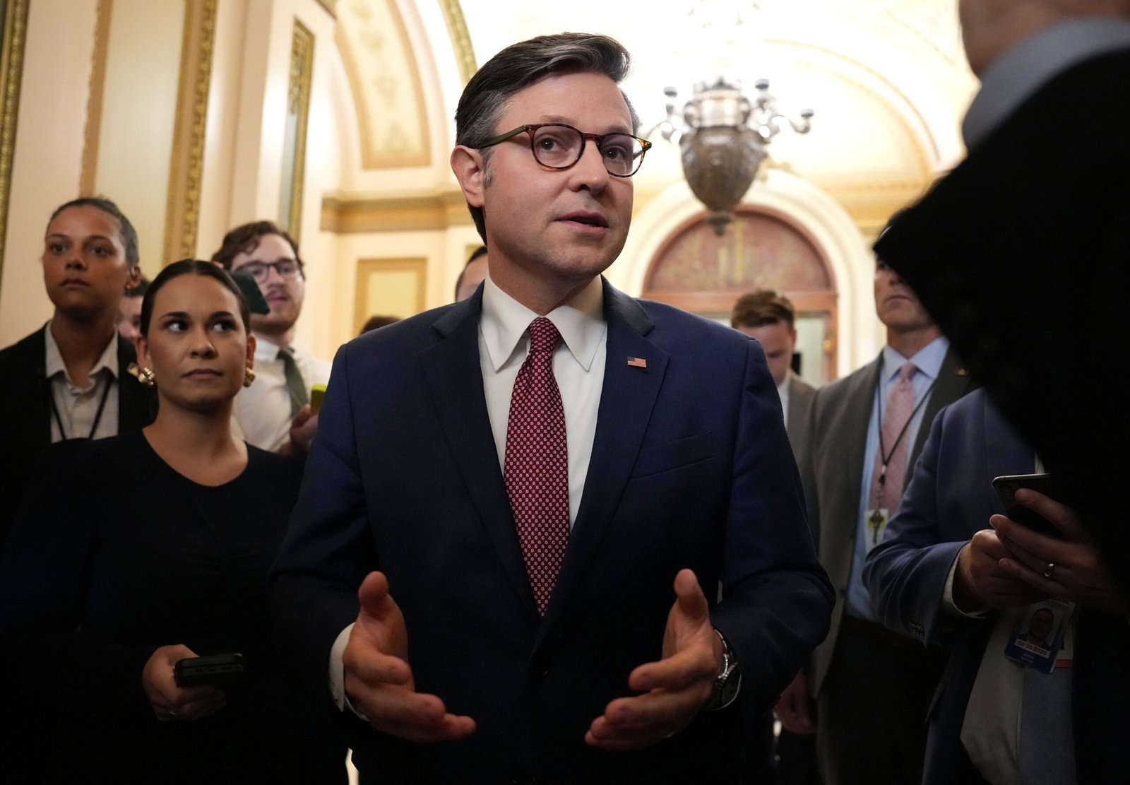 The crunch time in the chamber while President Johnson aims to comply with the bill to advance Trump's agenda