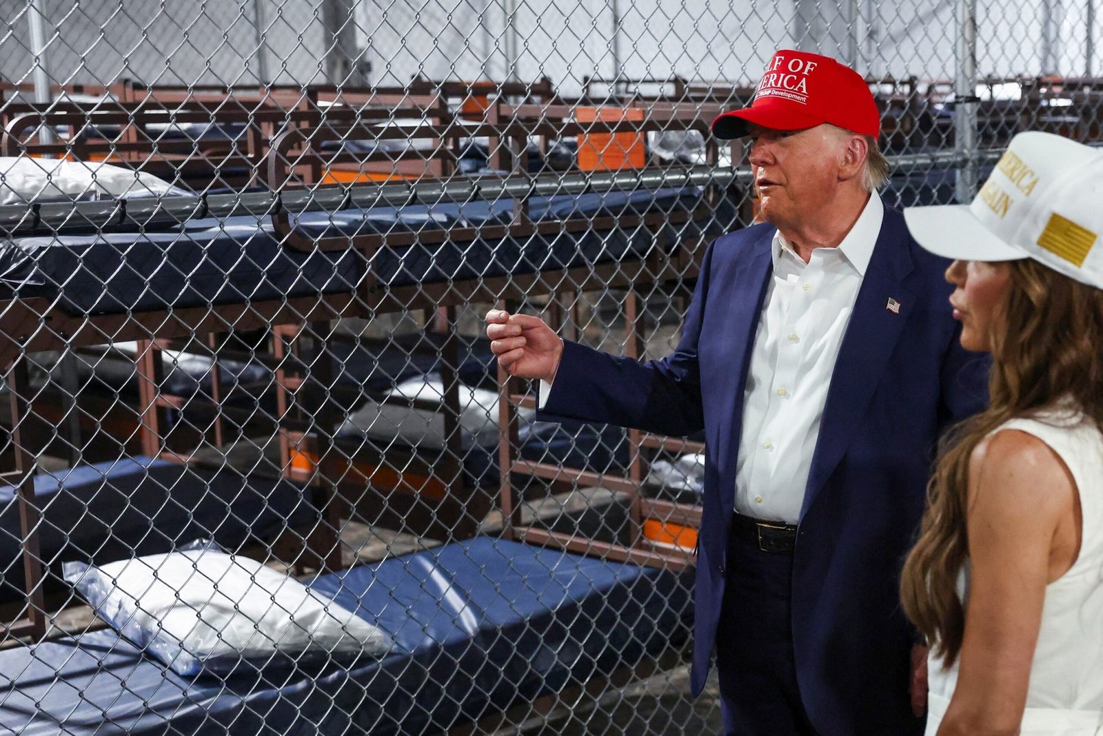 Trump says he would like to see facilities such as 'Aligator Alcatraz' in other states