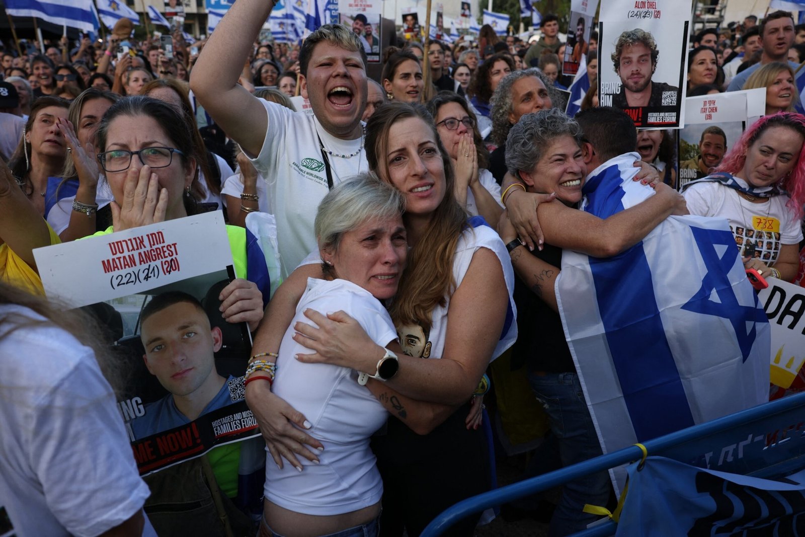 Israel-Gaza live updates: 7 hostages returned ahead of Trump's speech to Israeli government